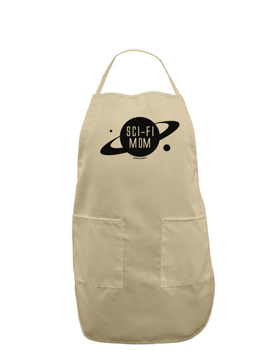 Sci-Fi Mom - Mother's Day Design Adult Apron-Bib Apron-TooLoud-Stone-One-Size-Davson Sales