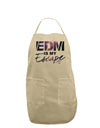 EDM Is My Escape Adult Apron-Bib Apron-TooLoud-Stone-One-Size-Davson Sales