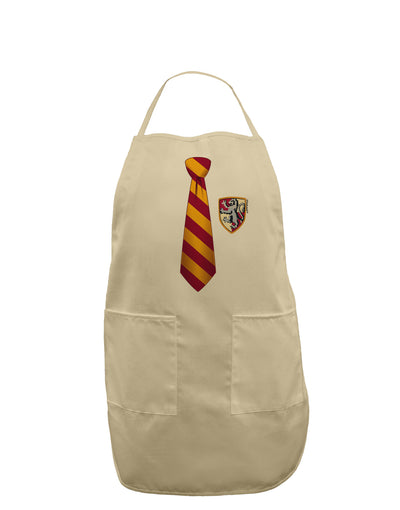 Wizard Tie Red and Yellow Adult Apron-Bib Apron-TooLoud-Stone-One-Size-Davson Sales