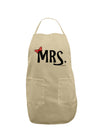 Matching Mr and Mrs Design - Mrs Bow Adult Apron by TooLoud-Bib Apron-TooLoud-Stone-One-Size-Davson Sales