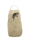 Artistic Ink Style Dinosaur Head Design Adult Apron by TooLoud-Bib Apron-TooLoud-Stone-One-Size-Davson Sales