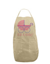 It's a Girl - Baby Carriage Adult Apron-Bib Apron-TooLoud-Stone-One-Size-Davson Sales