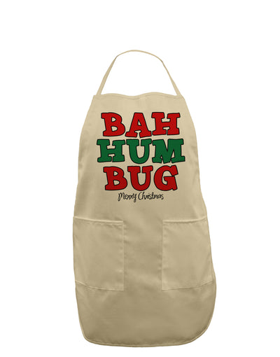 Bah Humbug Merry Christmas Adult Apron-Bib Apron-TooLoud-Stone-One-Size-Davson Sales