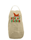 Ride My Sleigh Color Adult Apron-Bib Apron-TooLoud-Stone-One-Size-Davson Sales