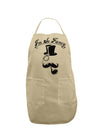 I'm So Fancy - Classy Mustache Adult Apron-Bib Apron-TooLoud-Stone-One-Size-Davson Sales