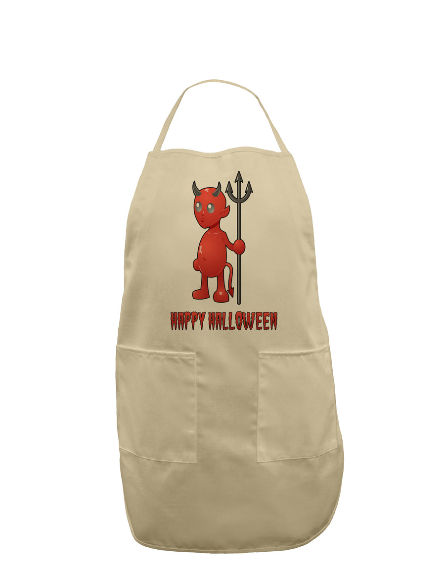 Cute Devil - Happy Halloween Design Adult Apron-Bib Apron-TooLoud-White-One-Size-Davson Sales