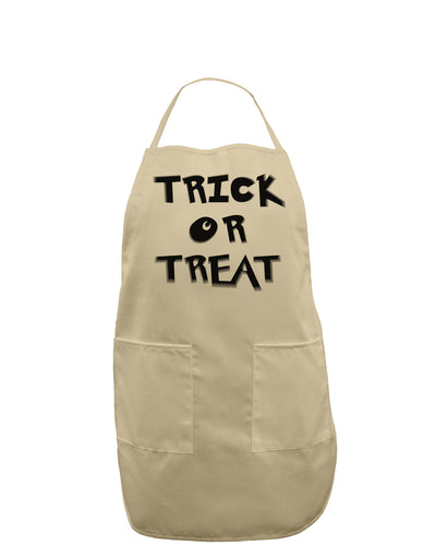 Trick or Treat Halloween Pumpkin Adult Apron-Bib Apron-TooLoud-Stone-One-Size-Davson Sales