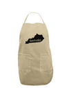 Kentucky - United States Shape Adult Apron by TooLoud-Bib Apron-TooLoud-Stone-One-Size-Davson Sales