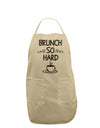 TooLoud Brunch So Hard Eggs and Coffee Adult Apron-Bib Apron-TooLoud-Stone-One-Size-Davson Sales