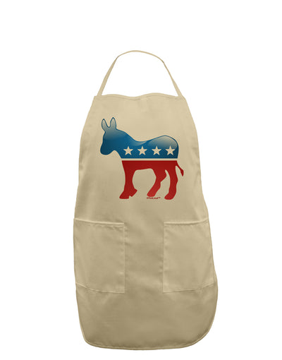 Democrat Bubble Symbol Adult Apron-Bib Apron-TooLoud-Stone-One-Size-Davson Sales