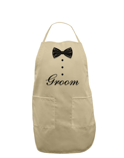 Tuxedo - Groom Adult Apron-Bib Apron-TooLoud-Stone-One-Size-Davson Sales