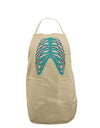 Human Blue Skeleton Bones Ribcage Adult Apron-Bib Apron-TooLoud-Stone-One-Size-Davson Sales