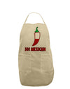 Fifty Percent Mexican Adult Apron-Bib Apron-TooLoud-Stone-One-Size-Davson Sales