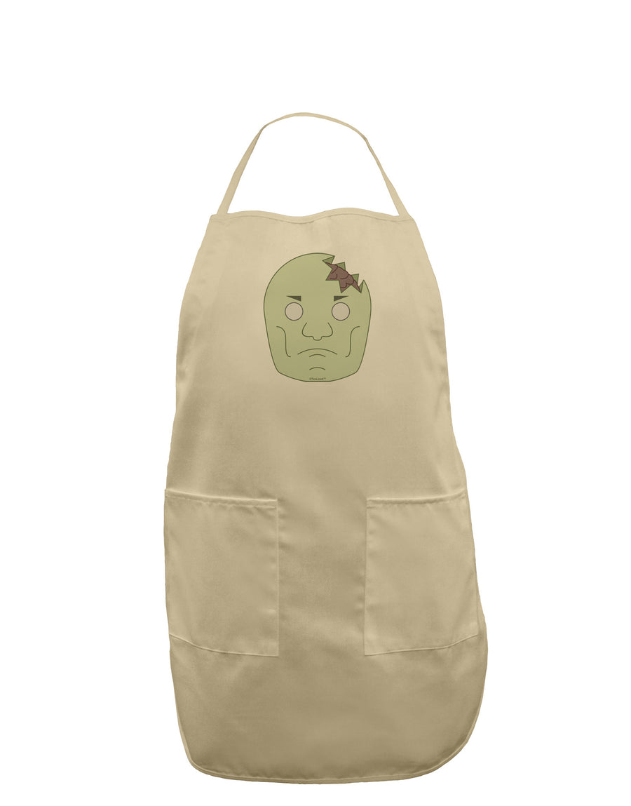 Irritated Zombie Adult Apron-Bib Apron-TooLoud-White-One-Size-Davson Sales