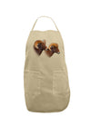 TooLoud Two Majestic Bighorn Rams Adult Apron-Bib Apron-TooLoud-Stone-One-Size-Davson Sales