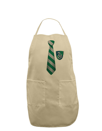 TooLoud Wizard Tie Green and Silver Adult Apron-Bib Apron-TooLoud-Stone-One-Size-Davson Sales