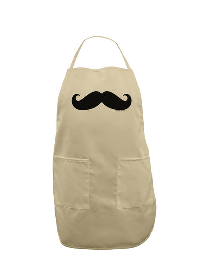 Big Fancy Mustache Adult Apron-Bib Apron-TooLoud-Stone-One-Size-Davson Sales