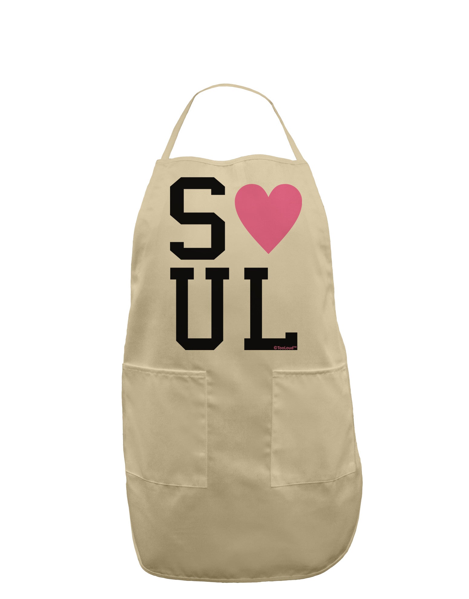 Matching Soulmate Design - Soul - Pink Adult Apron by TooLoud-Bib Apron-TooLoud-Stone-One-Size-Davson Sales