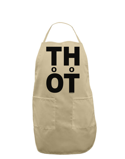 THOT Too Hot Adult Apron-Bib Apron-TooLoud-Stone-One-Size-Davson Sales