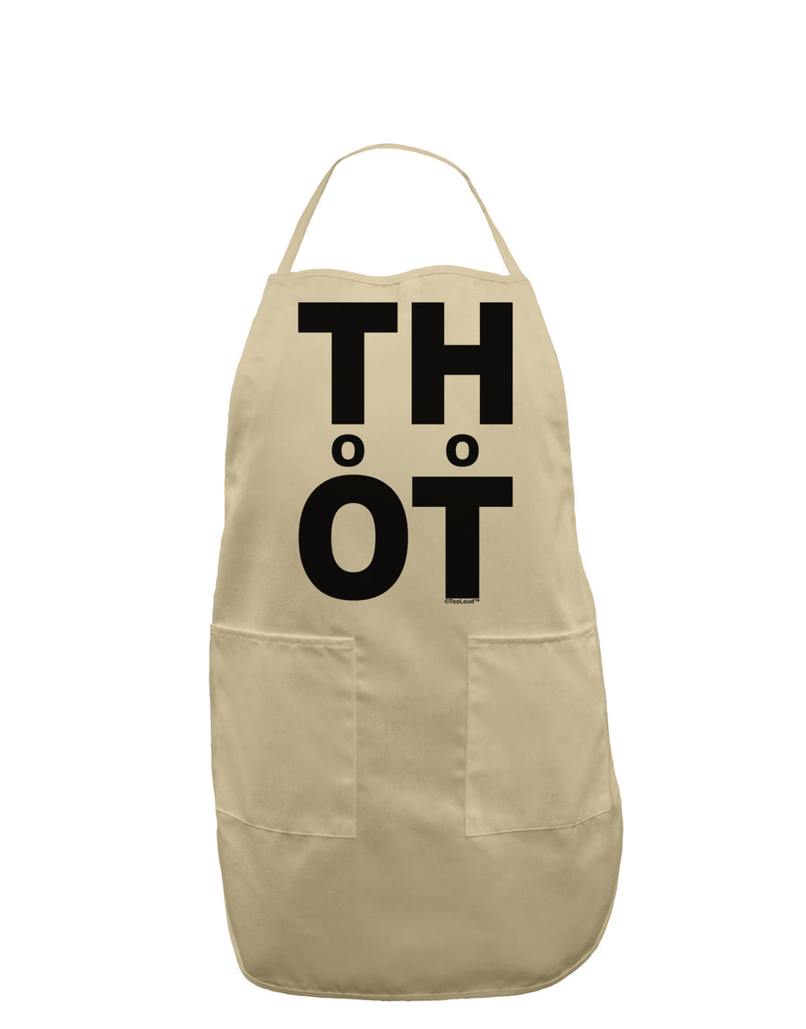 THOT Too Hot Adult Apron-Bib Apron-TooLoud-White-One-Size-Davson Sales