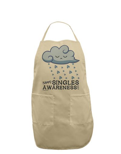 Happy Singles Awareness Day Adult Apron-Bib Apron-TooLoud-Stone-One-Size-Davson Sales