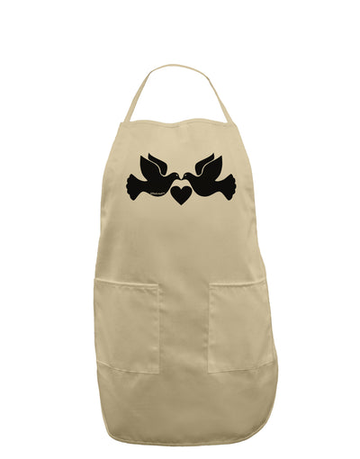 Two Turtle Doves Adult Apron-Bib Apron-TooLoud-Stone-One-Size-Davson Sales