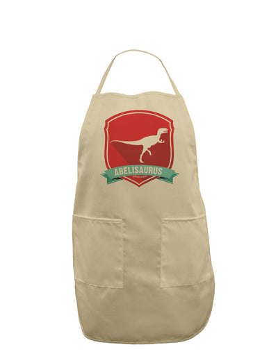 Jurassic Abelisaurus Dinosaur Design Adult Apron by TooLoud-Bib Apron-TooLoud-Stone-One-Size-Davson Sales