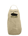 Sleep When Dead Coffin Adult Apron-Bib Apron-TooLoud-Stone-One-Size-Davson Sales