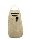 Summer Mode On Adult Apron by TooLoud-Bib Apron-TooLoud-Stone-One-Size-Davson Sales