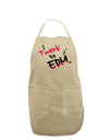 Twerk To EDM Pink Adult Apron-Bib Apron-TooLoud-Stone-One-Size-Davson Sales