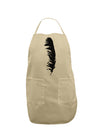 Black Feather Adult Apron-Bib Apron-TooLoud-Stone-One-Size-Davson Sales