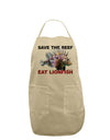 Save the Reef - Eat Lionfish Adult Apron-Bib Apron-TooLoud-Stone-One-Size-Davson Sales