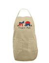 Everyone Poops Donkey Elephant Adult Apron-Bib Apron-TooLoud-Stone-One-Size-Davson Sales