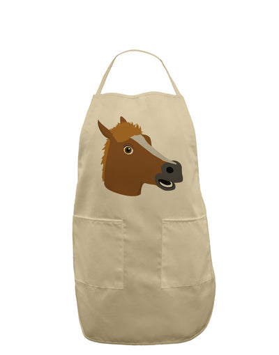 Silly Cartoon Horse Head Adult Apron-Bib Apron-TooLoud-Stone-One-Size-Davson Sales