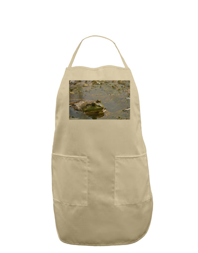 Bullfrog In Water Adult Apron by TooLoud-Bib Apron-TooLoud-Stone-One-Size-Davson Sales