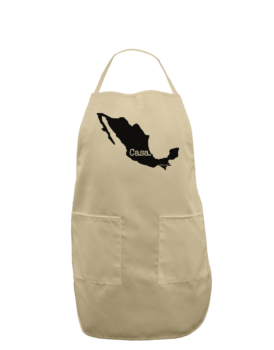 Mexico - Casa - Cinco De Mayo Adult Apron-Bib Apron-TooLoud-White-One-Size-Davson Sales