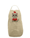 Mr. Whiskerton Santa Suit - Christmas Adult Apron by TooLoud-Bib Apron-TooLoud-Stone-One-Size-Davson Sales