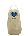 Heart Net Neutrality Adult Apron-Bib Apron-TooLoud-Stone-One-Size-Davson Sales