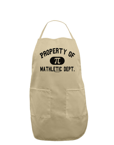 Mathletic Department Adult Apron by TooLoud-Bib Apron-TooLoud-Stone-One-Size-Davson Sales