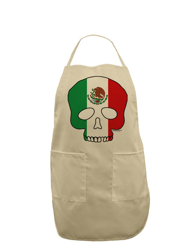 Skull Flag Mexico Adult Apron-Bib Apron-TooLoud-Stone-One-Size-Davson Sales