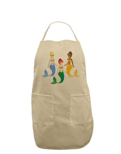 Three Mermaids Adult Apron-Bib Apron-TooLoud-Stone-One-Size-Davson Sales