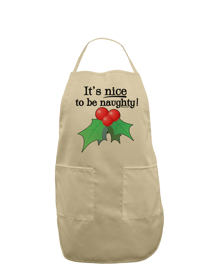 Nice to be Naughty Adult Apron-Bib Apron-TooLoud-White-One-Size-Davson Sales