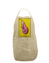 La Chancla Loteria Solid Adult Apron by-Bib Apron-TooLoud-Stone-One-Size-Davson Sales