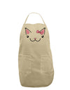 Kyu-T Ears - Kawaia the Cute Girl Critter Adult Apron-Bib Apron-TooLoud-Stone-One-Size-Davson Sales