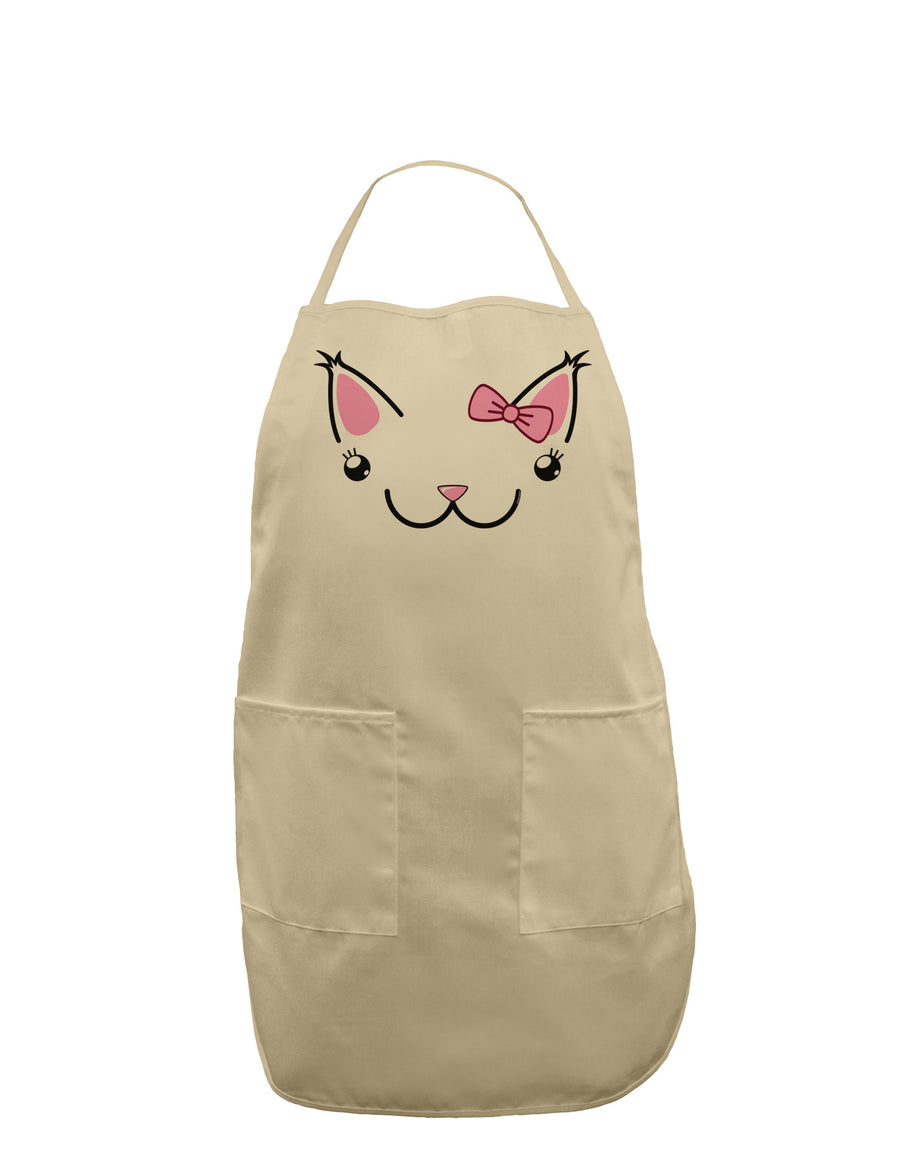 Kyu-T Ears - Kawaia the Cute Girl Critter Adult Apron-Bib Apron-TooLoud-White-One-Size-Davson Sales