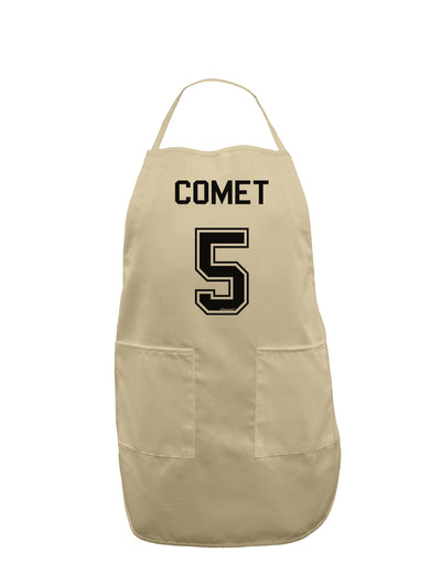 Reindeer Jersey - Comet 5 Adult Apron-Bib Apron-TooLoud-Stone-One-Size-Davson Sales