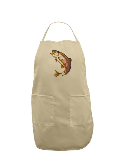 Rainbow Trout Adult Apron-Bib Apron-TooLoud-Stone-One-Size-Davson Sales