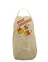 Happy Halloween Cute Candy Corn Adult Apron-Bib Apron-TooLoud-Stone-One-Size-Davson Sales