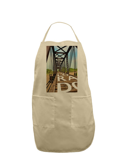 Colorado Bridge Text Adult Apron-Bib Apron-TooLoud-Stone-One-Size-Davson Sales