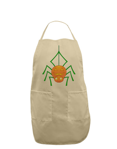 Cute Pumpkin Spider - Halloween Adult Apron-Bib Apron-TooLoud-Stone-One-Size-Davson Sales